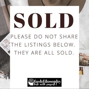 All listing below are sold- please don’t share
